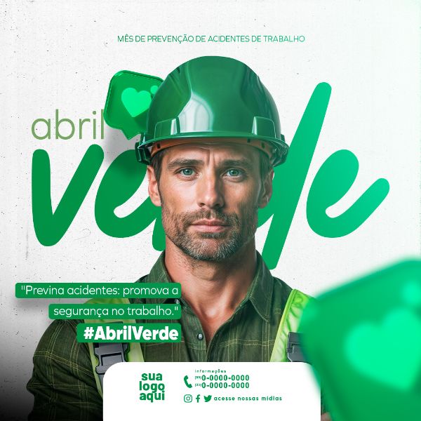 Campanha abril verde baixar design